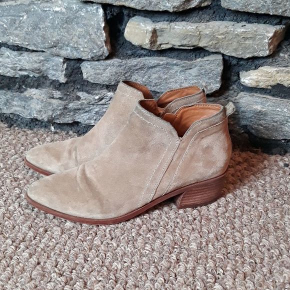 Franco Sarto leather ankle booties sz 6 - Picture 3 of 7